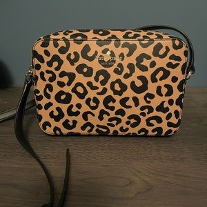 New without tags, Kate spade leopard print crossbody bag